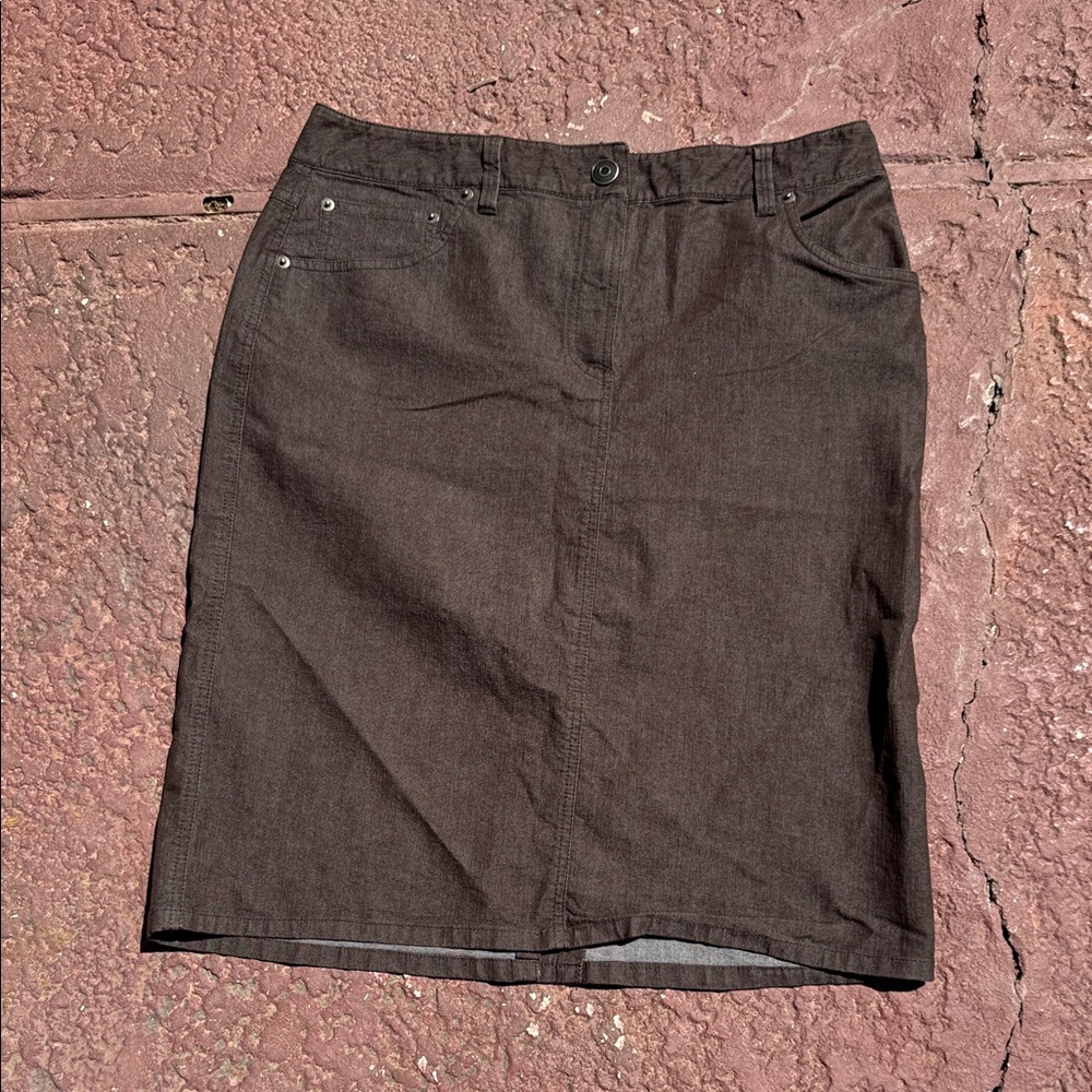 Classic Brown Women's Skirt
